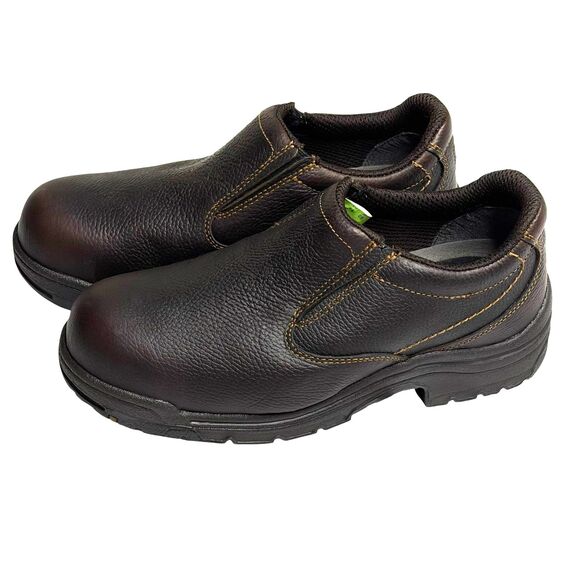 Timberland Pro Titan Slip On Alloy Toe Work Shoes Camel Brown 10 W NIB main image 11